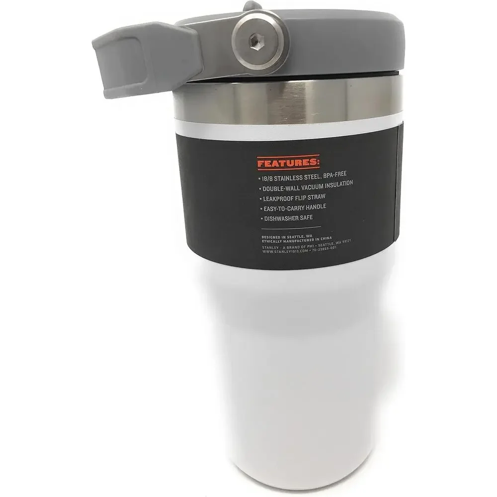 Stanley IceFlow Flip Straw Tumbler 20oz Ash Leakproof - Picture 2 of 4